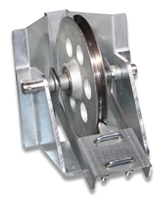 Idler f/wire rope in man cross channel cpl V17 f/litter scra